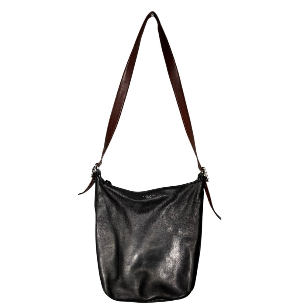 Coach Black Leather Shoulder Bag
